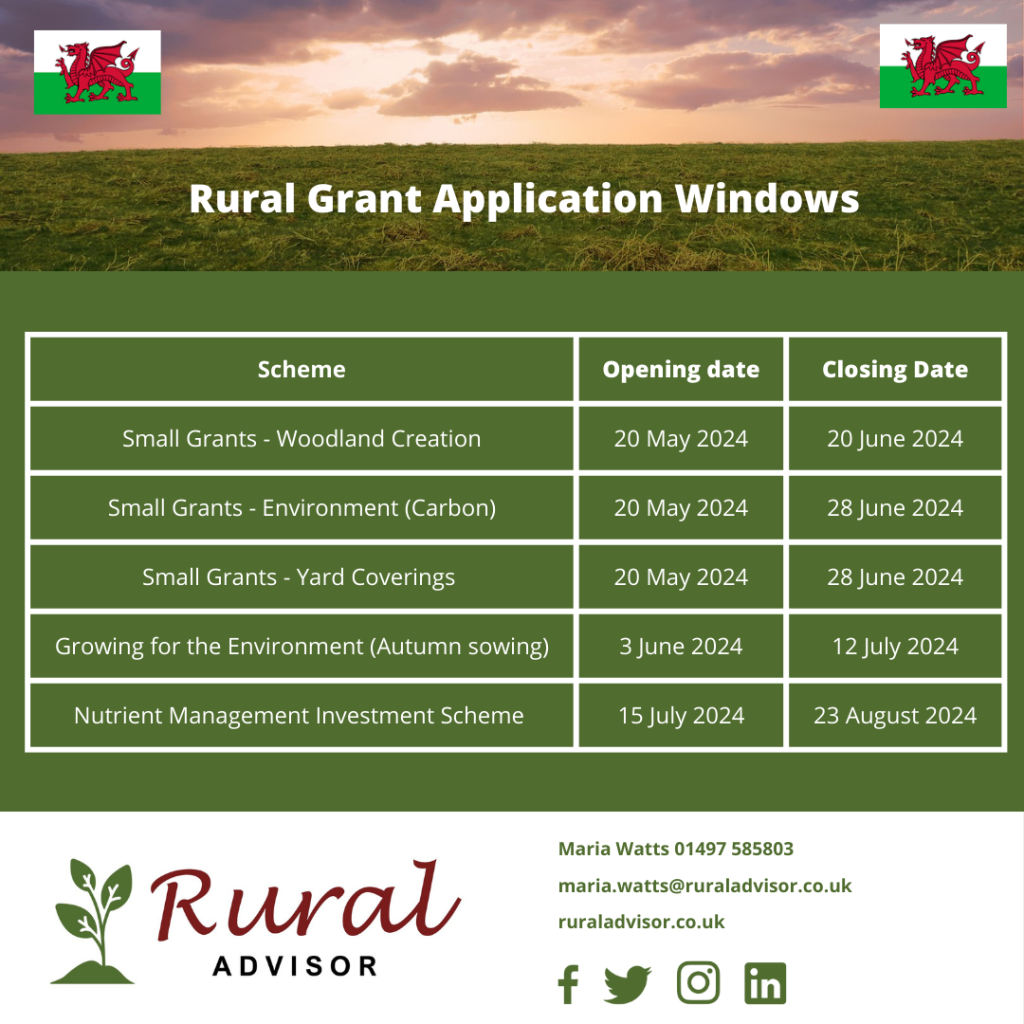 Rural grant applications windows wales rural advisor